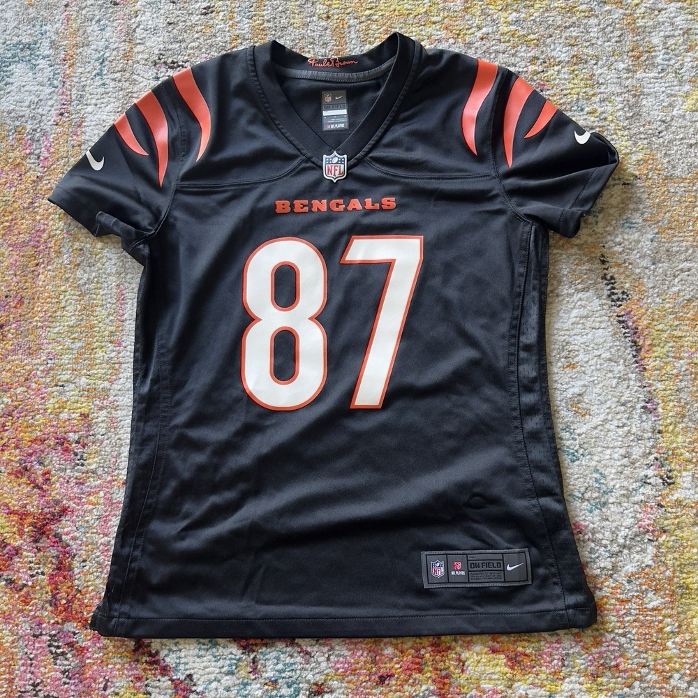 Nike On Field Women Jersey Medium Black CINCINNATI BENGALS C.J. Uzomah #87